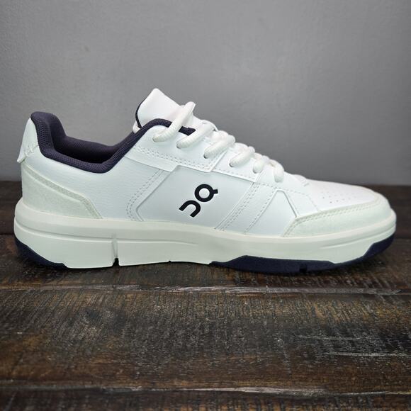 NEW On Cloud The Roger Clubhouse Mens Size 13 Court Tennis Shoes White Blue - Picture 8 of 12